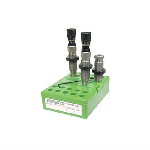 Le set de dies Redding Competition Bushing Neck offre un ajustement micrométrique pour un sizing précis, tout en maintenant l'alignement parfait de la cartouche.