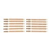 Ce pack de 12 brosses en bronze pour fusil cal. 22 est parfait pour un nettoyage efficace de ton canon. Durable et compatible avec le filetage 8-32M.