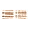 Ce pack de 12 brosses en bronze pour fusils est parfait pour un nettoyage efficace de ton canon de 6mm, avec un filetage 8-32M pour une utilisation facile.