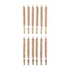 Ce pack de 12 brosses en bronze pour fusil de calibre 270 est parfait pour un nettoyage efficace de ton canon avec un filetage 8-32M, idéal pour les passionnés.