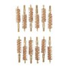 Le pack de 12 brosses en bronze pour pistolet est parfait pour nettoyer tes armes de calibre 9MM/38/357 avec efficacité et durabilité.