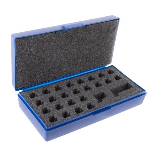 Le boîtier Comparator/Bump Gage Kit de Sinclair International te permet de ranger facilement ton outil et jusqu'à 24 inserts, pour tout garder en ordre.