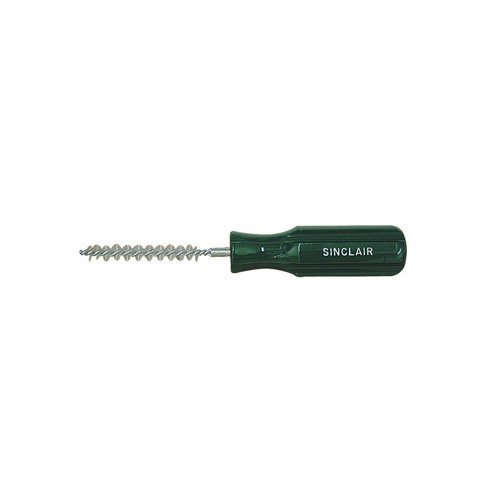 Les brosses à col de douille Sinclair gardent tes collets propres grâce à leurs poils en nylon et leur noyau en bronze, compatibles avec le manche Sinclair.