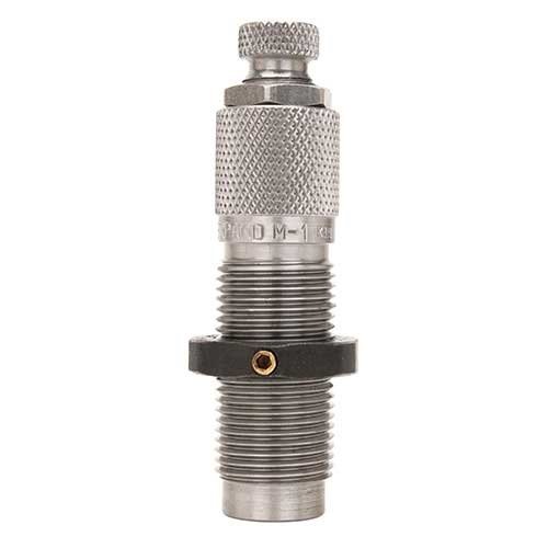 Le PISTOL 'M' DIES .380-9MM facilite le rechargement avec une expansion précise du col de douille, prolongeant la durée de vie du laiton et évitant le "shaving".