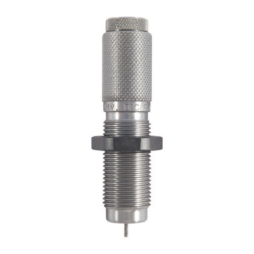 Le UNIVERSAL DECAPPING DIE de LYMAN est parfait pour décanter les amorces sans dimensionner le col, idéal pour les amorces militaires et compatible avec les calibres 22 à 45.