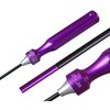 Les tiges de nettoyage en acier inoxydable et nylon de 30" offrent une protection optimale pour le canon, une prise confortable et un mouvement fluide grâce aux roulements.