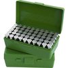 Les boîtes d'ammo Flip Top P-100 de MTM Case-Gard sont parfaites pour stocker tes recharges, avec une surface texturée, empilables et garanties 25 ans.