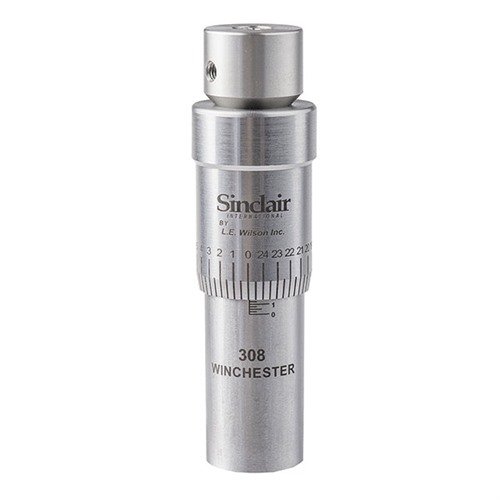 Les Micro-Adjust Bullet Seaters de Sinclair te permettent d'ajuster facilement la profondeur de chargement avec précision à 0,0005" pour des performances optimales.