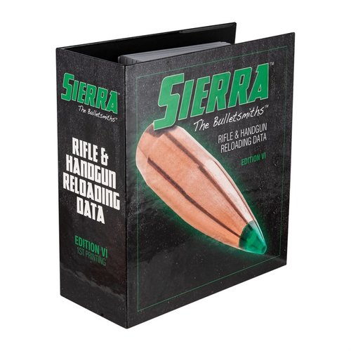 Le manuel de rechargement 6ème édition de Sierra Bullets te donne des infos à jour sur les cartouches, un glossaire et des conseils pratiques pour recharger comme un pro.
