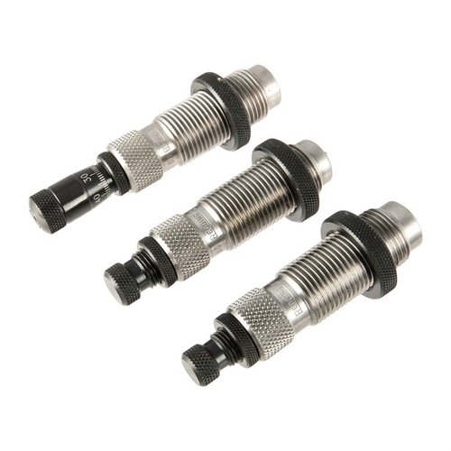 Le set de dies Redding Premium Deluxe pour le 6.5 PRC offre une précision accrue avec un Carbide Size button et un Bullet Micrometer Seating Die pour un réglage facile.
