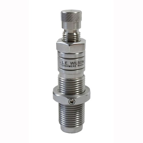 Le die L.E. Wilson Bushing Full Length te permet de régler la tension du col tout en redimensionnant le corps, avec des pièces en acier traité pour une durabilité optimale.