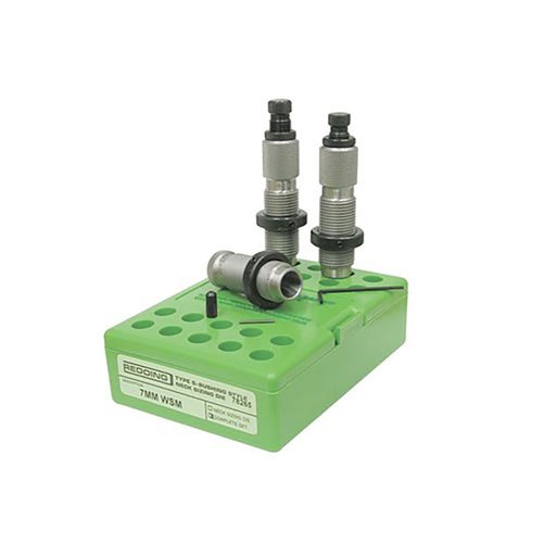 Le Type S Bushing Neck Die Set te permet de contrôler précisément la taille et la tension du col de douille, idéal pour des rechargements de qualité.
