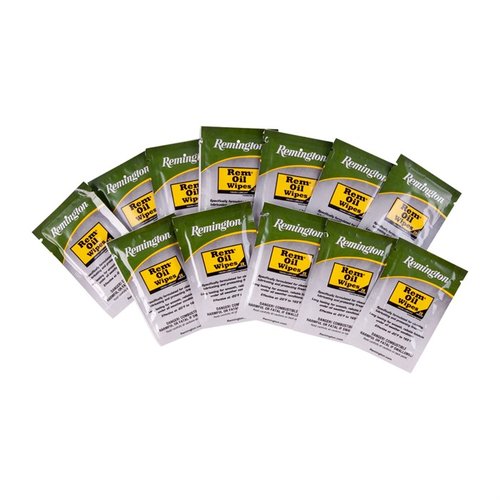 Les lingettes OIL WIPES de REMINGTON pénètrent les pores métalliques, protègent contre l'humidité et l'oxydation, idéales après une journée sur le terrain.