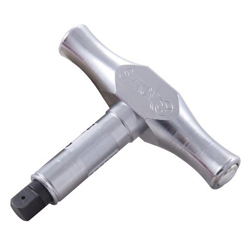 Ce clé dynamométrique T-handle de 55 in/lb est calibrée avec précision pour serrer les vis à tête hexagonale, en acier chromé, idéale pour tes besoins en armurerie.
