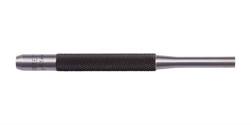 Le jeu de pin punches Starrett est fabriqué en acier outil durci, avec une prise ergonomique et des tailles clairement marquées pour des retraits de goupilles précis.