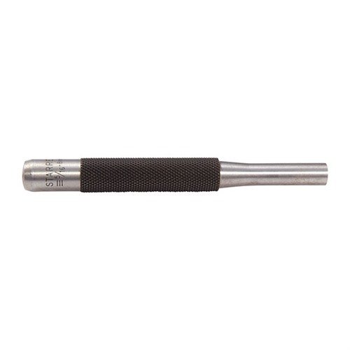 Le jeu de poinçons Starrett est fabriqué en acier outil durci, avec une prise ergonomique et des tailles clairement marquées, parfait pour un retrait précis des goupilles.