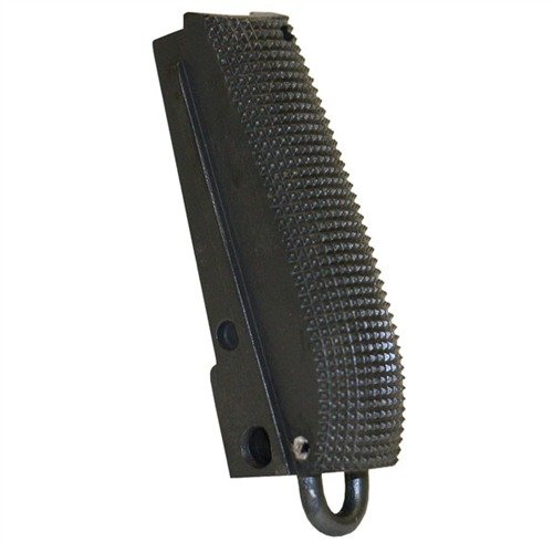 Le lanyard loop mainspring housing arched checkered de Smith & Alexander assure une sécurité optimale pour ton 1911, même dans des situations tactiques extrêmes.