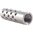Frein de bouche .865 calibre .22 filetage 5/8-24 inox argenté