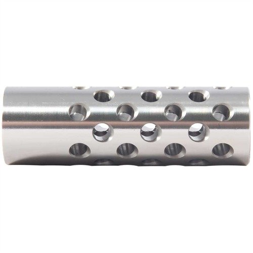 Le frein de bouche multi-port #3 réduit le recul ressenti et la montée du canon, avec 42 ports pour un contrôle optimal du recul et un ajustement possible pour les calibres jusqu'à .44.