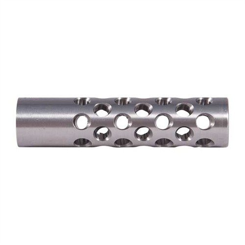 Le frein de bouche multi-port #1 réduit le recul ressenti et la montée du canon grâce à 42 ports pour un contrôle optimal du recul. Idéal pour les armes de 22 caliber.