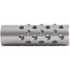 Le #3 MUZZLE BRAKE 22 CALIBER réduit le recul et la montée du canon grâce à ses 42 ports, offrant un contrôle de recul optimal pour tes tirs.