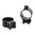 Anneaux 1" bas (0,35") pour queue d'aronde 11 mm, noir