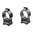 Anneaux 1" bas (0,35") 16 mm pour CZ, noir