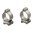 Anneaux 1" bas en acier inoxydable