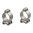 Anneaux 1" bas en acier inoxydable