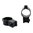 Anneaux 11MM pour CZ, hauteur 1" (0,60"), noir
