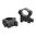 Anneaux Picatinny tactiques 1" (1.250"), noirs