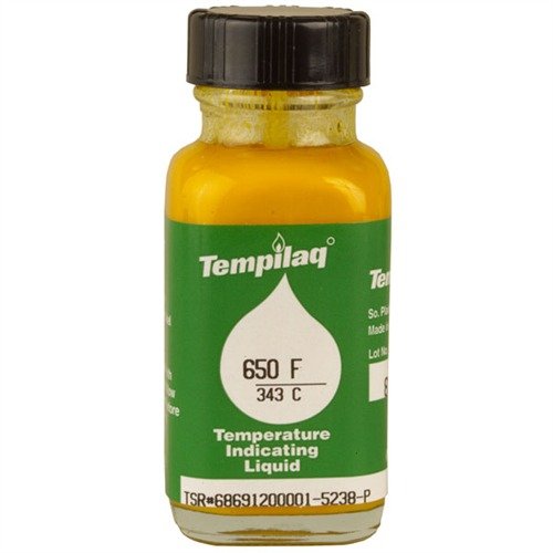 TEMPILAQ® est un indicateur de chaleur positif pour le traitement thermique, idéal pour durcir et tempérer l'acier. Applique une fine couche et attends que ça fonde!
