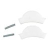 Coussinets pour pince tube-chargeur/bouchon, paire avec goupilles