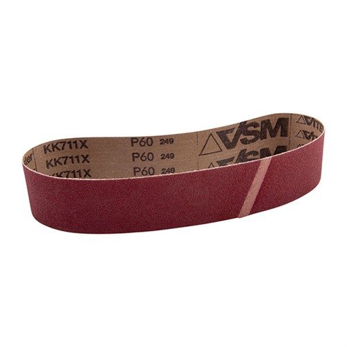 Les bandes de ponçage VSM, 60 grit, 2" x 25 1/2" sont conçues pour les tambours de ponçage Raytech, offrant une durabilité exceptionnelle et un fini de qualité.
