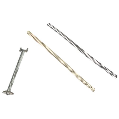 Le kit Volquartsen VS3 te permet d'ajuster facilement le poids du ressort de recul à tes munitions avec des ressorts codés par couleur et une installation rapide.