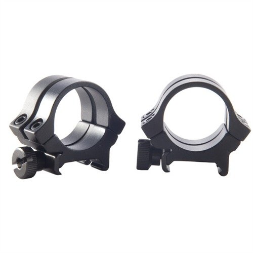 Les QUAD LOCK RINGS de WEAVER offrent une puissance de maintien doublée grâce à leurs deux caps par base, tout en étant légers et en évitant la rotation du scope.