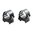 Anneaux de lunette 1 pouce finition haute brillance