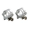 Les QUAD LOCK RINGS de WEAVER offrent une puissance de maintien doublée grâce à deux capuchons par base, tout en étant légers grâce à leur construction en aluminium.