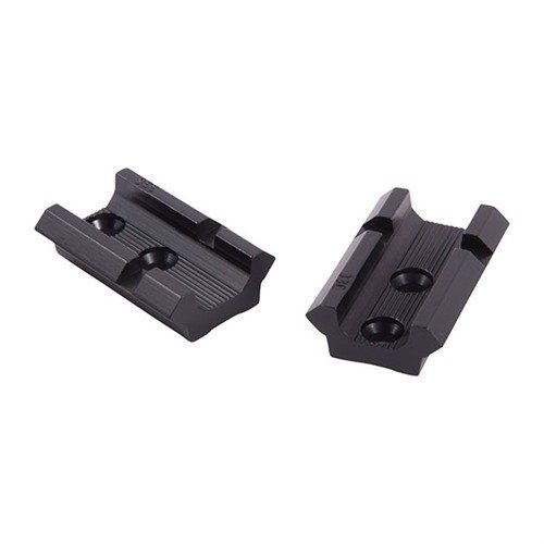 Les bases en aluminium légères s'adaptent à de nombreux fusils, fusils de chasse et pistolets, offrant robustesse et polyvalence pour tes montages.