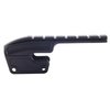 Installe facilement un montage sur ton fusil sans percer, avec un design bas profil et résistant aux intempéries, parfait pour un viseur ou un laser.
