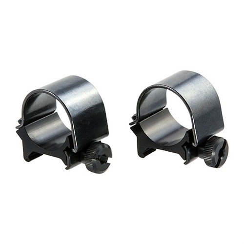 Les anneaux de montage Weaver en finition Satin Blue sont légers, en aluminium et acier, offrant plusieurs hauteurs pour s'adapter à tes lunettes de tir.