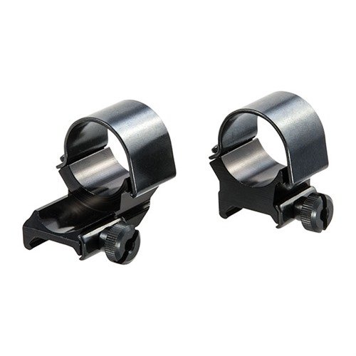 Les anneaux d'extension Top Mount de 1" en bleu brillant te permettent d'ajuster l'œil de 3⁄4" en avant ou en arrière, vendus par paire pour un montage optimal.