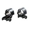 Les anneaux d'extension Top Mount de 1" en bleu brillant te permettent d'ajuster l'œil de 3⁄4" en avant ou en arrière, vendus par paire pour un montage optimal.