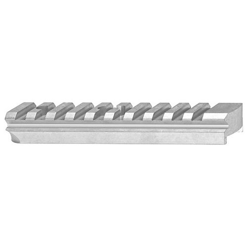 Le montage Drill & Tap en aluminium pour Ruger® fixe ta lunette sur la sangle supérieure, compatible avec Redhawk, Blackhawk et GP100, accepte les anneaux Weaver.