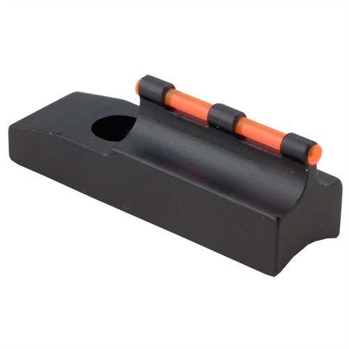 Remplace les rampes fragiles en plastique par une rampe en aluminium CNC robuste. Le tube en fibre optique rouge offre une visibilité optimale en lumière naturelle.
