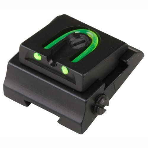Le RIFLE 3/16" WGOS Rear Sight offre une acquisition rapide grâce à ses points lumineux verts, sans perçage pour la plupart des fusils. Idéal pour toutes les conditions d'éclairage!