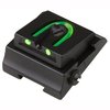 Hausse arrière réglable pour carabine à fibre optique 3/16" WGOS verte