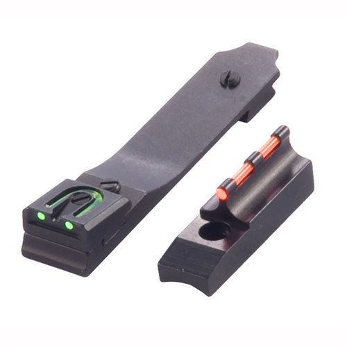 Améliore tes tirs avec le MARLIN 60 Fire Sight Set, des organes de visée en fibre optique ajustables pour la dérive et l'élévation, parfaits pour ton Marlin.