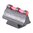 Guidon avant fibre optique .406" 406N acier rouge