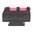 Guidon avant fibre optique .406" 406N acier rouge